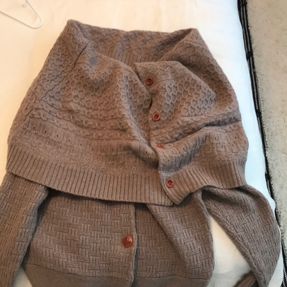 Anthropologie cowl neck sweater